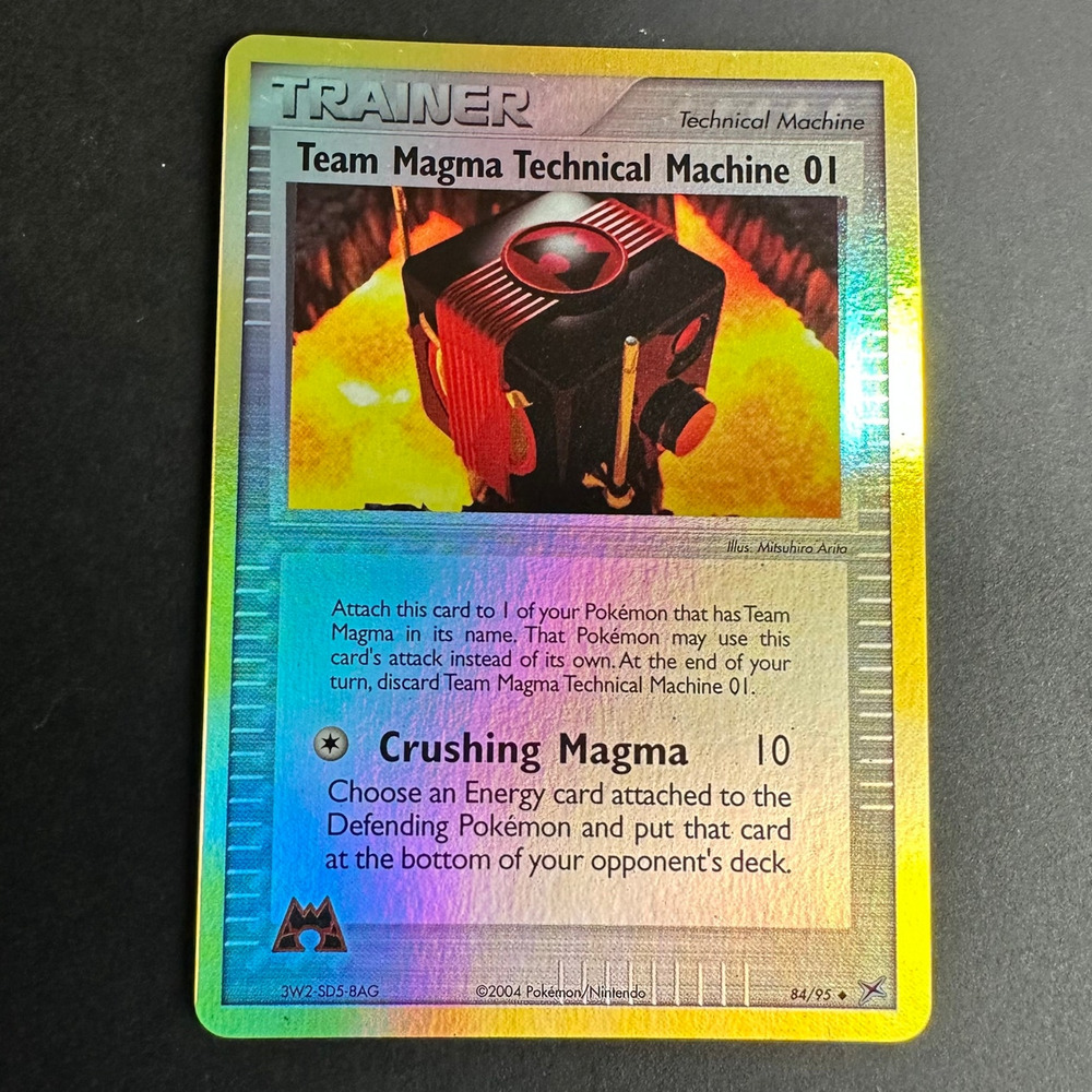 Pokemon TCG Team Magma Technical Machine 01 84/95 Uncommon Reverse Holo NM
